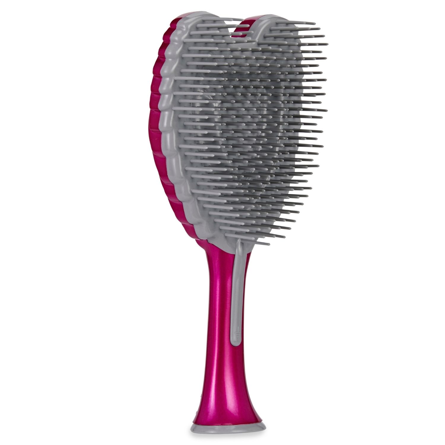 Расческа для волос Tangle Angel Розовая с серыми зубчиками - фото 3