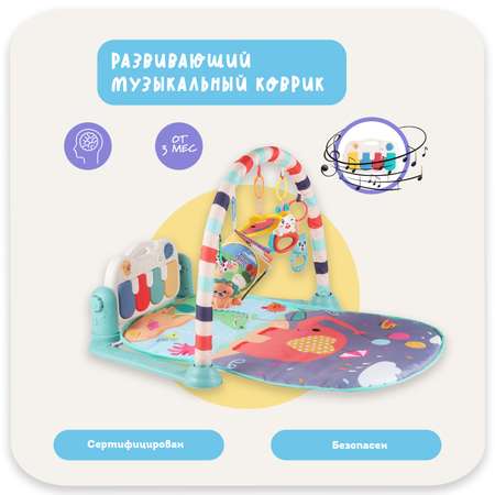 Развивающий детский коврик Emilly Toys HT24