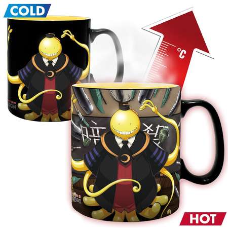 Кружка ABYStyle Assassination Classroom Mug Heat Change 460 ml Koro attacked x2 ABYMUG841