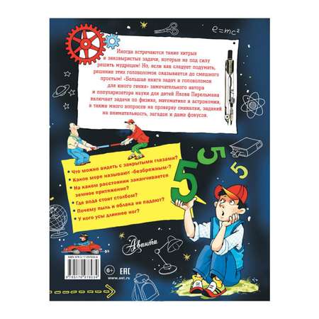 Большая книга АСТ задач и головоломок для юного гения