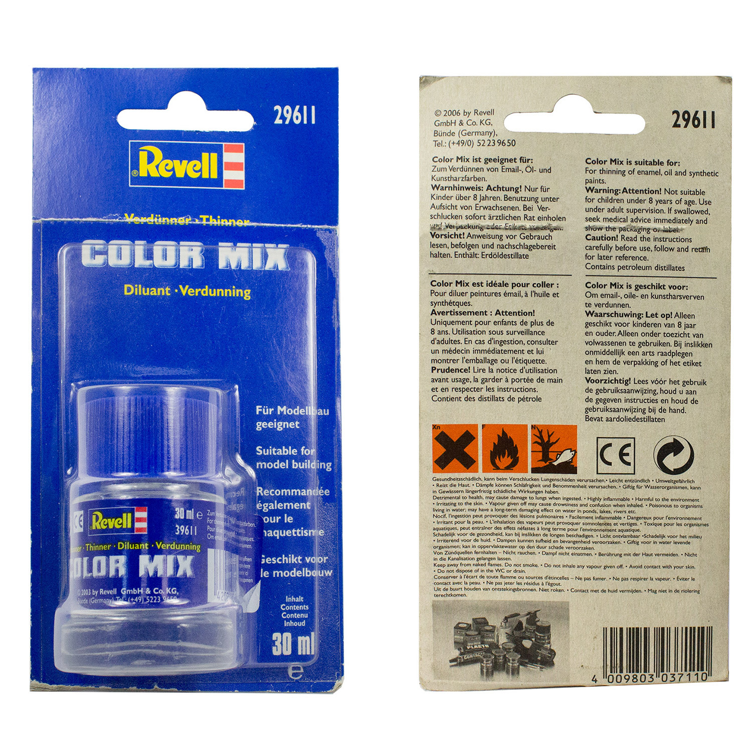 Растворитель Revell Color Mix 10x30ml 29611 - фото 2