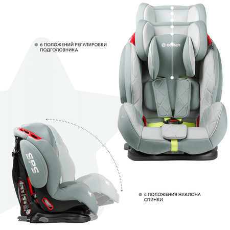 Автокресло Olsson Voyager Fix Grey Sport Edition Isofix 1/2/3 (9-36 кг)