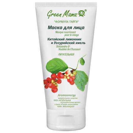 Маска для лица Green Mama китайский лимонник и уссурийский хмель