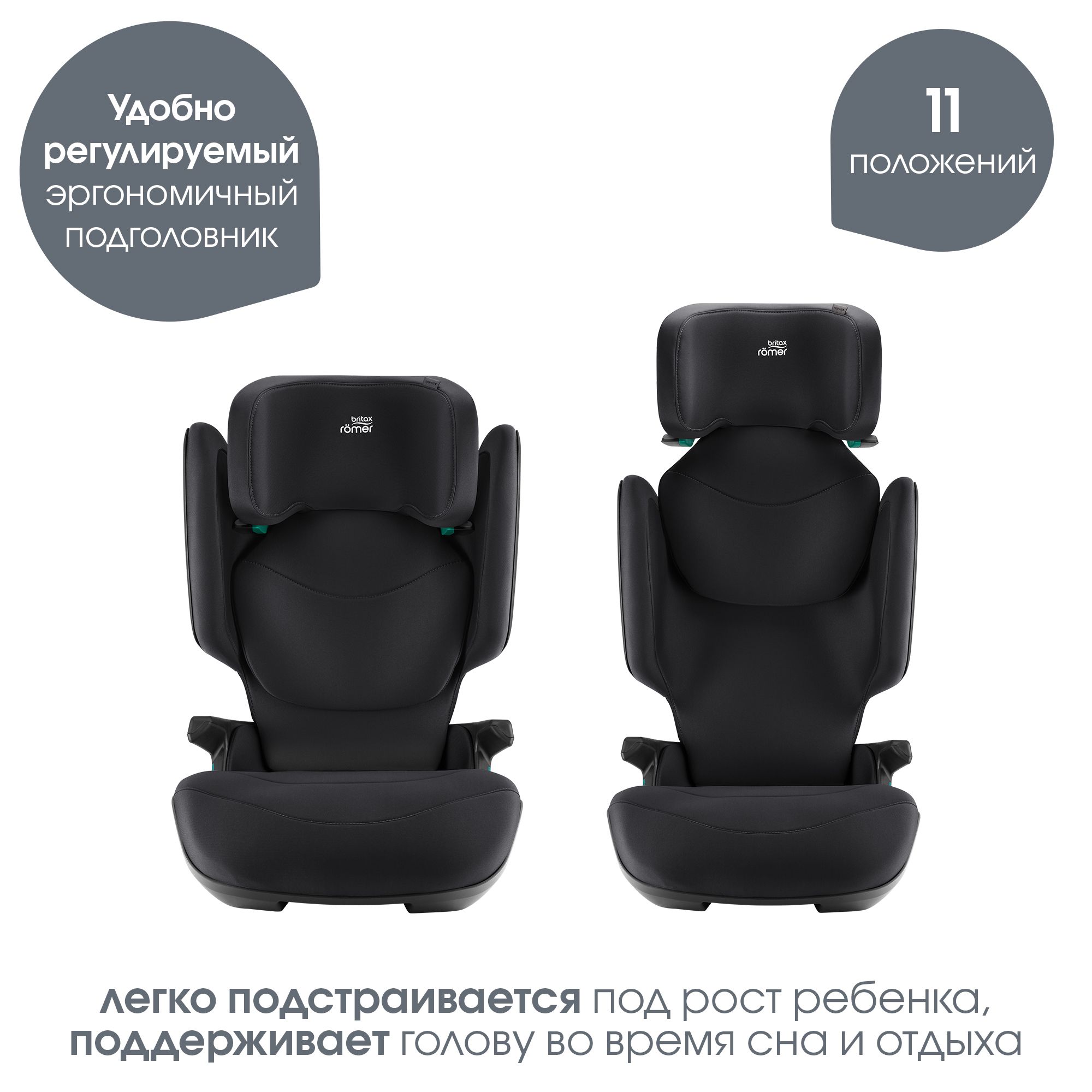 Детское автокресло Britax Roemer Kidfix pro M Classic Space Black для детей 3,5-12 лет ростом 100-150 см - фото 5