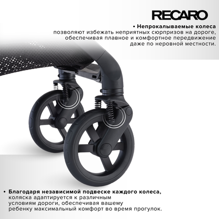 Коляска Recaro Lexa Select night black с рождения до 4 лет