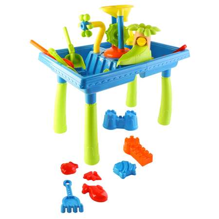 Стол для игр с песком и водой Hualian Toys Три водяные вертушки 56х38х59 см