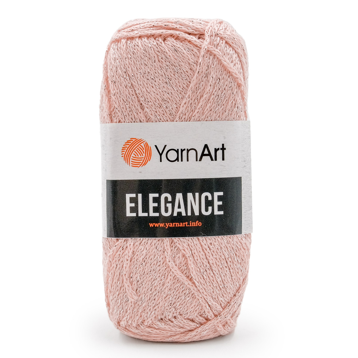 Пряжа YarnArt Elegance с люрексом 50 г 130 м 108 пудровый 5 мотков - фото 6