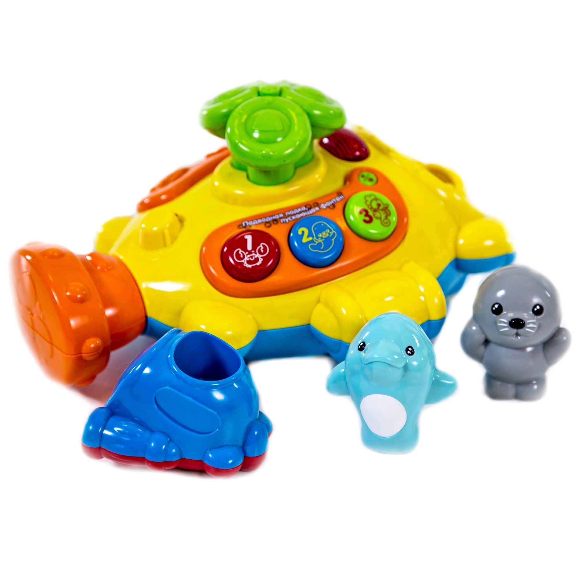 Игрушка Vtech Подводная лодка пускающая фонтан 80-113626 купить по цене  2299 ₽ в интернет-магазине Детский мир