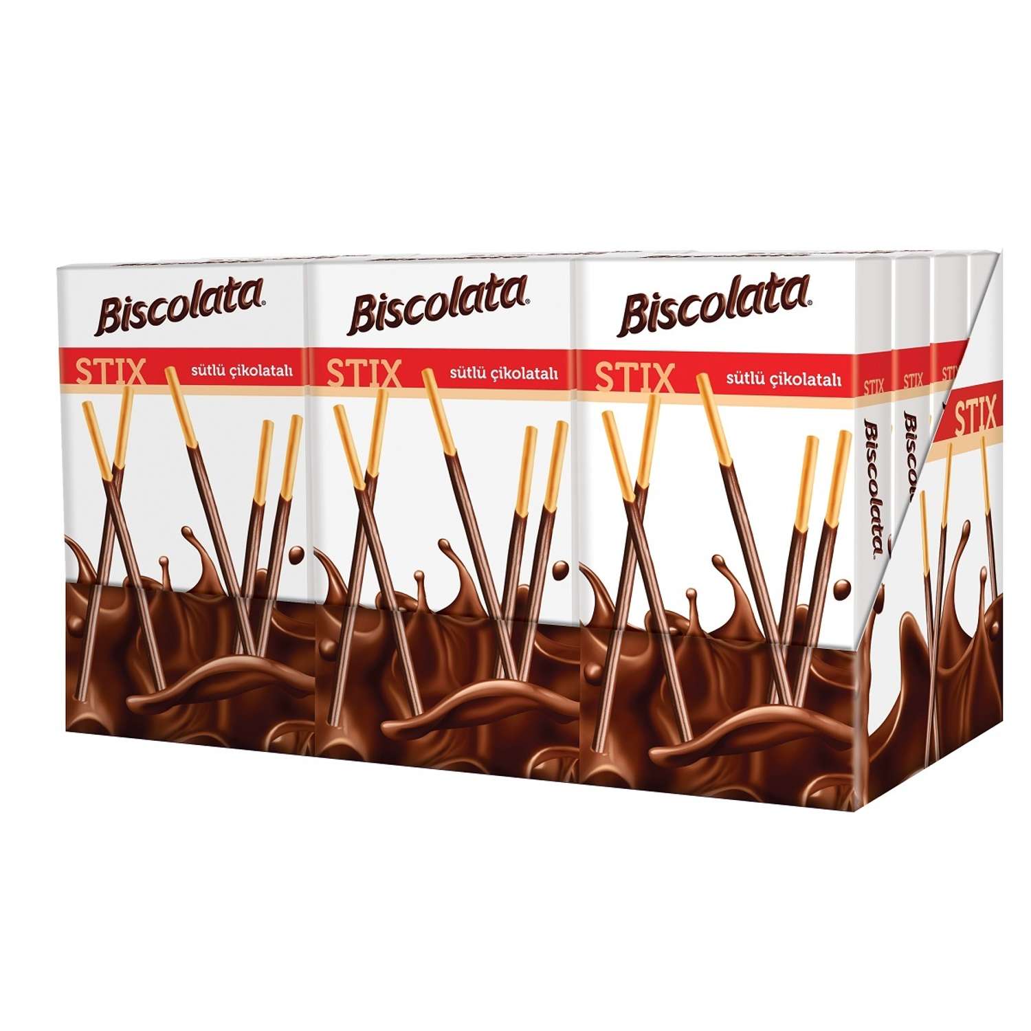 Палочки бисквитные Solen Biscolata покрытые молочным шоколадом 12 шт. - фото 1