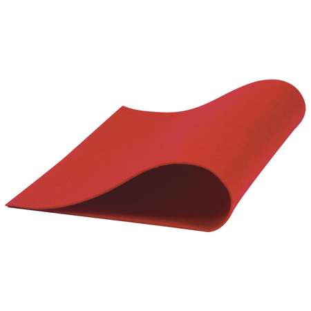 Цветной фетр Остров Сокровищ листовой декоративный для творчества 400х600 мм красный 3 л