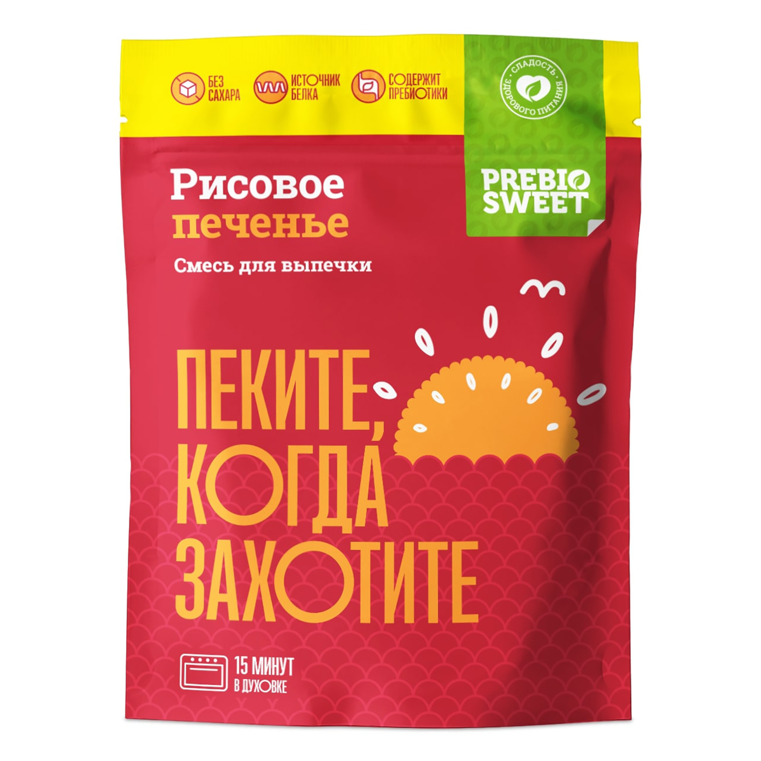 Смесь для выпечки Prebiosweet Печенье рисовое 250г - фото 1