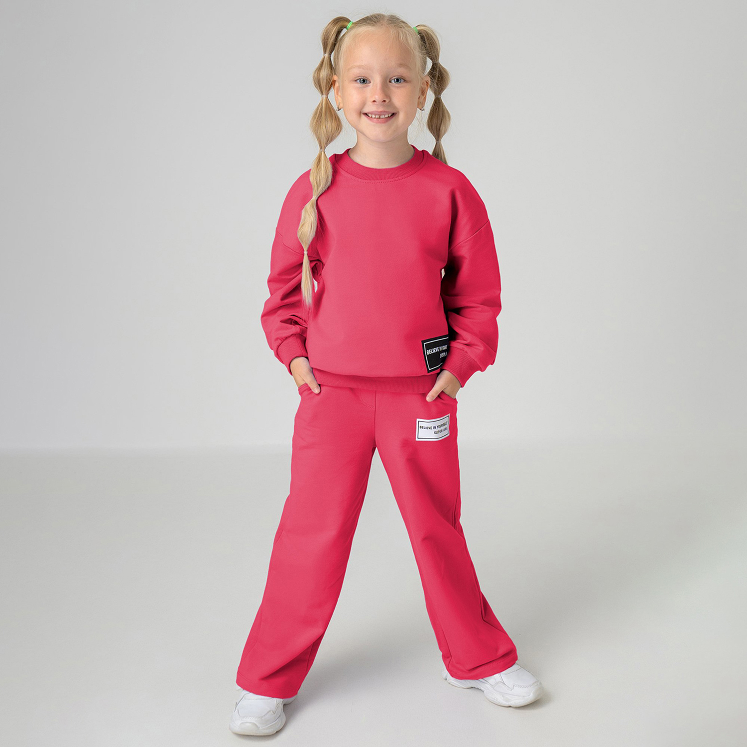 Костюм BONITO KIDS SS6059фуксия - фото 2