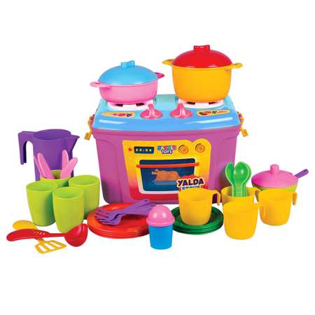 Кухня детская Zarrin Toys Mini Stove с набором 35 предметов