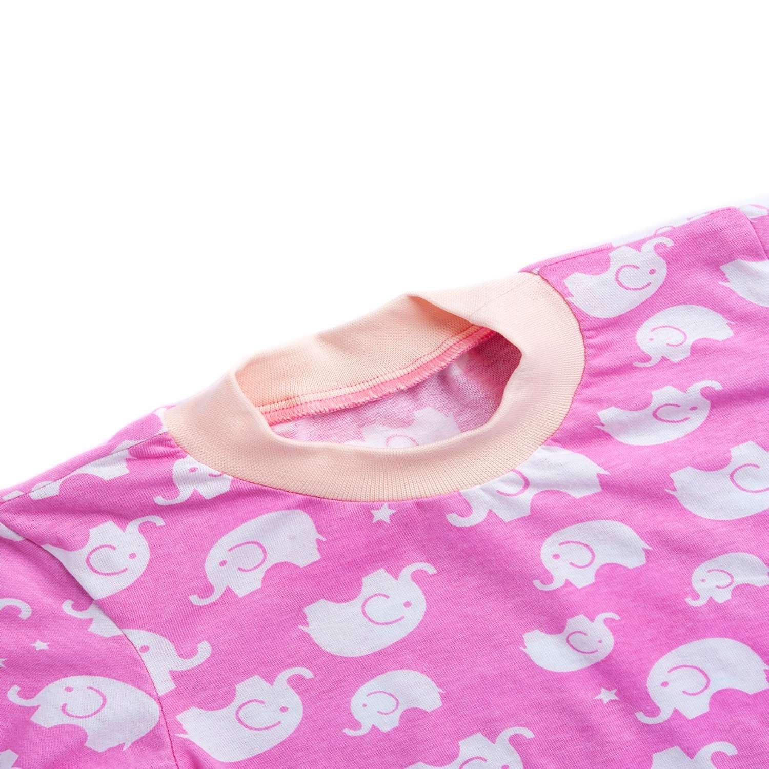 Пижама ЛИМПОПО 2-550 Слоники розовый - фото 3