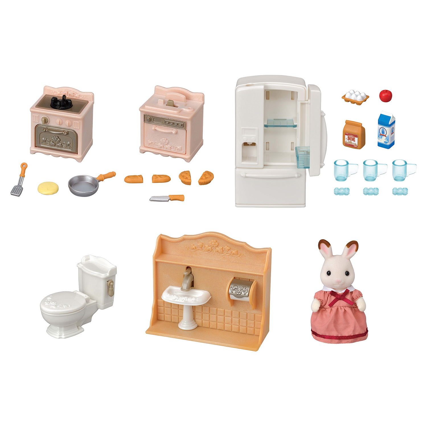 Набор Sylvanian Families Мебель для уютного домика 5449 купить по цене 3699  ₽ в интернет-магазине Детский мир