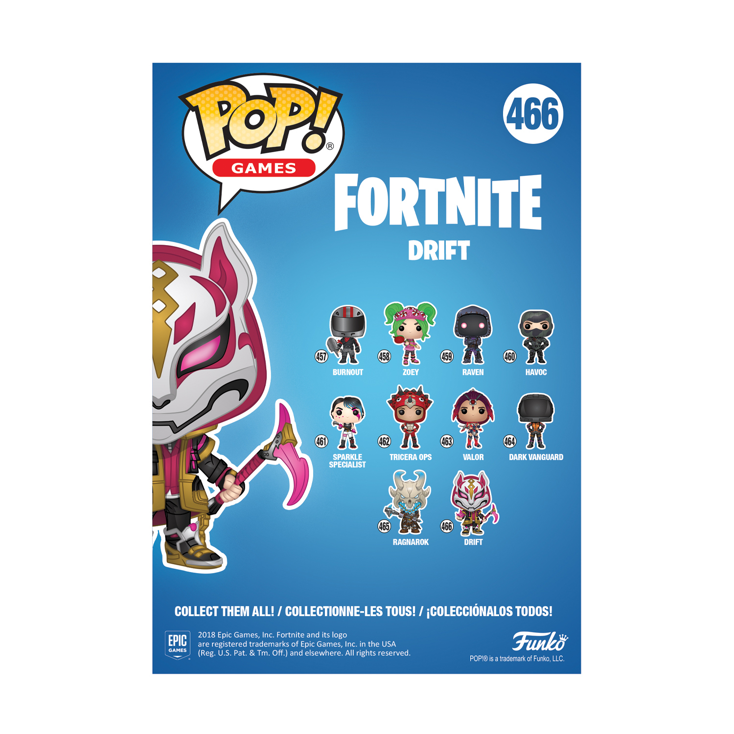 Игрушка Funko Pop Vinyl Games Fortnite Drift Fun1785 - фото 3