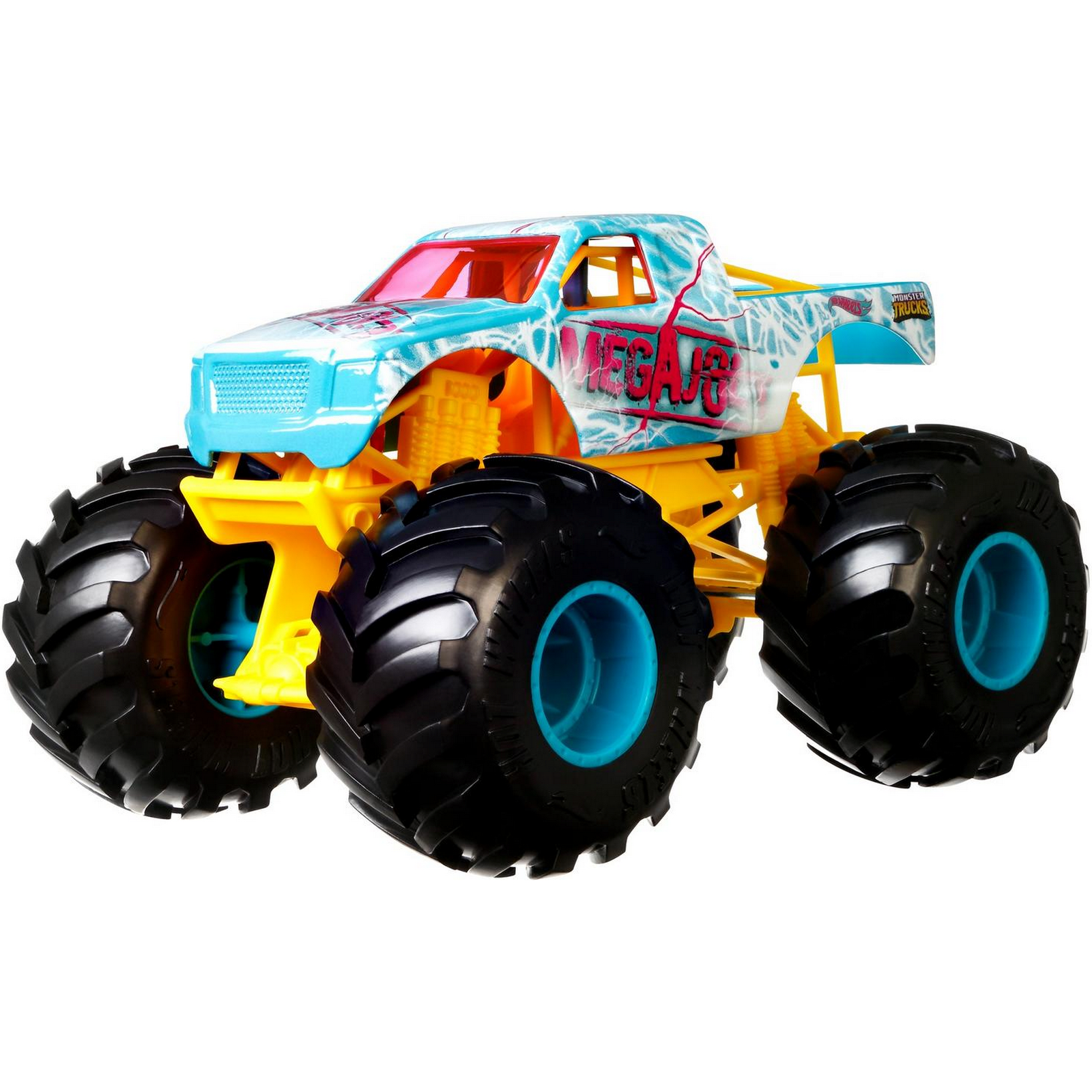 Машинка Hot Wheels Monster Trucks большой Мега Джолт GWL02 FYJ83 - фото 1