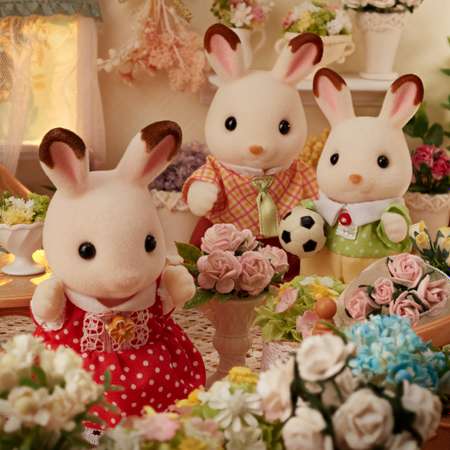 Набор Sylvanian Families Семейство шоколадных кроликов 5655