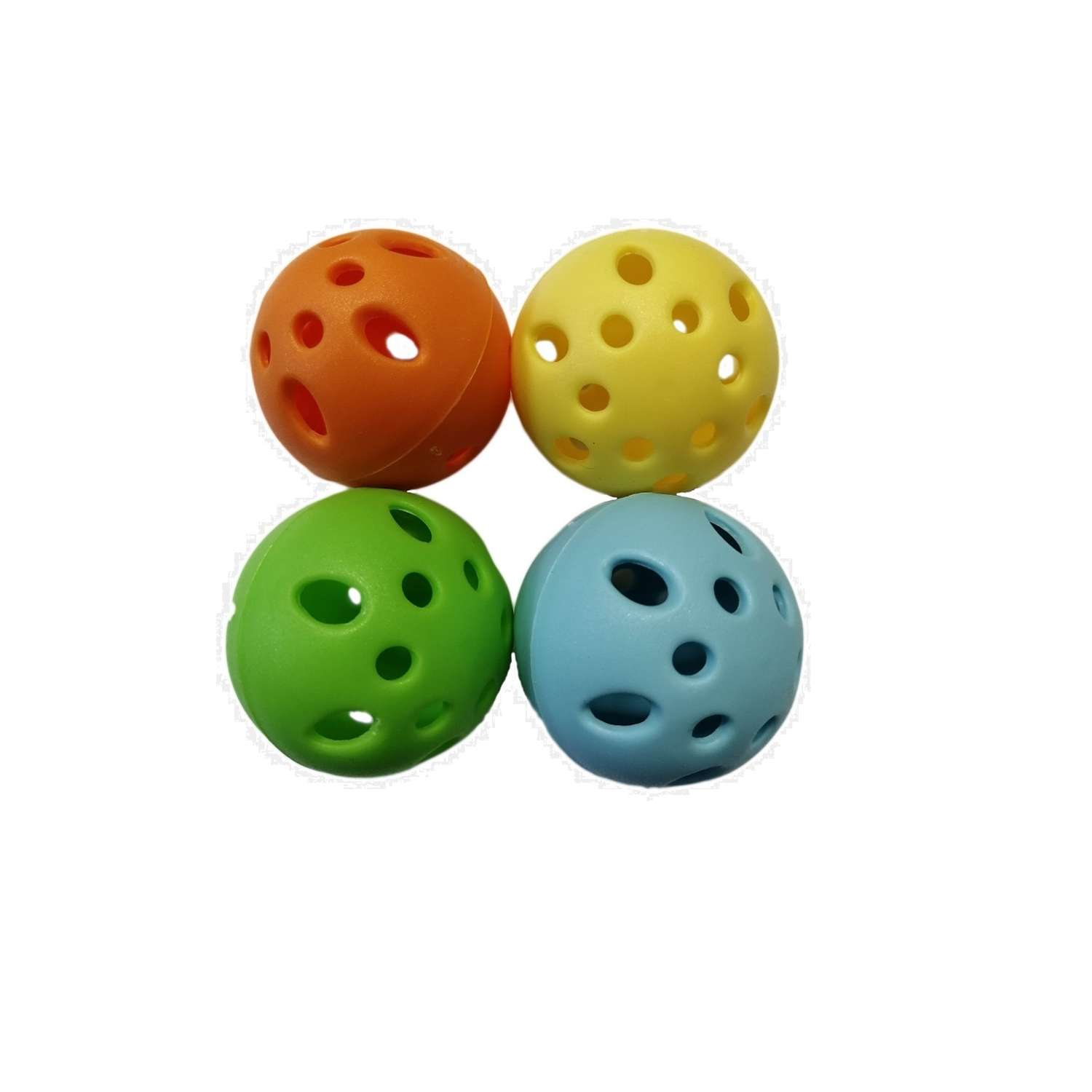 Набор мячиков для кошек 4 шт Lilli Pet Little ball игрушки-мячики для кошек 4 шт без колокольчиков - фото 1