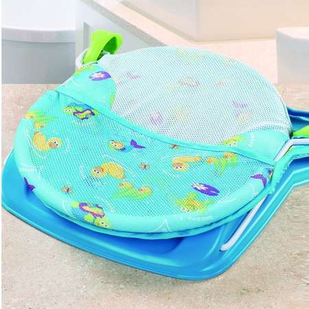 Лежак для купания Summer Infant Deluxe Baby Bather с подголовником Голубой