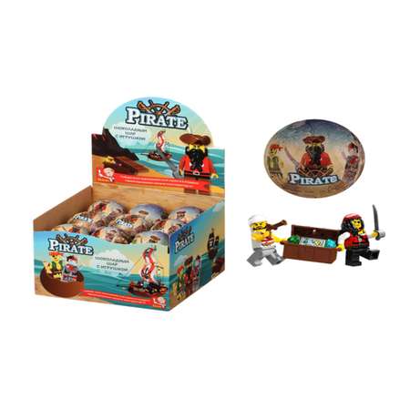 Шоколадное яйцо с игрушкой SLUBAN Pirates 18 штук