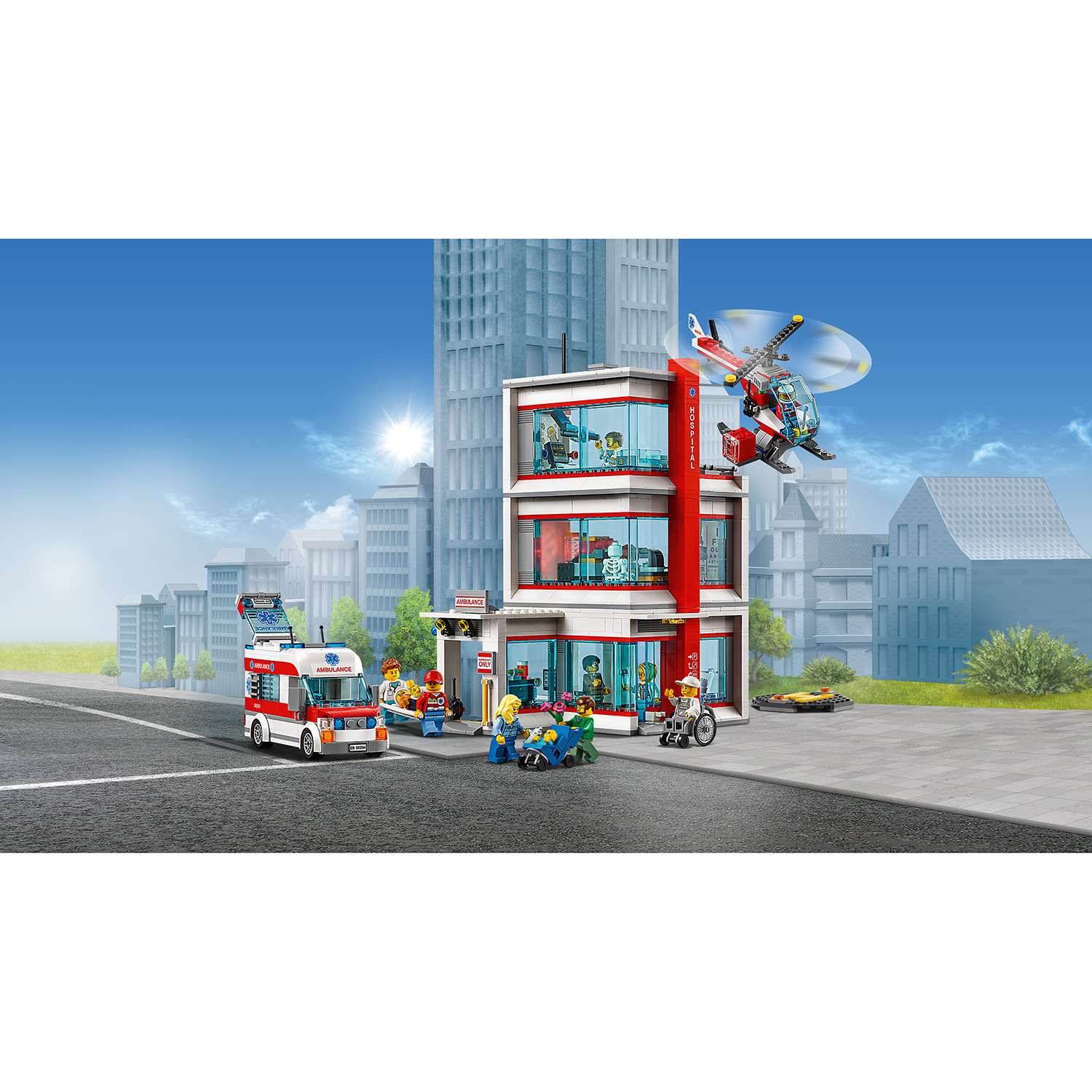 Конструктор LEGO City Town Городская больница 60204 - фото 4