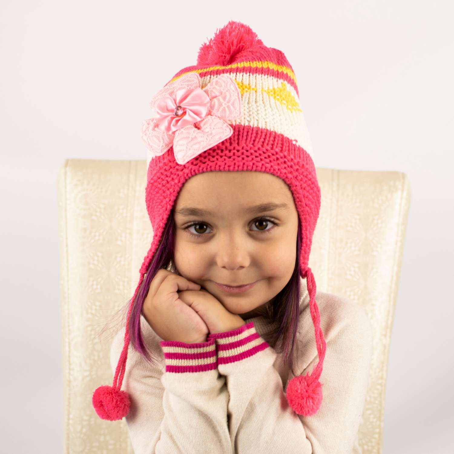Купить чепчики и шапочки для новорожденных в Москве недорого | «PuZZiki»