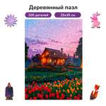 Пазл фигурный деревянный Active Puzzles Усадьба в сумерках