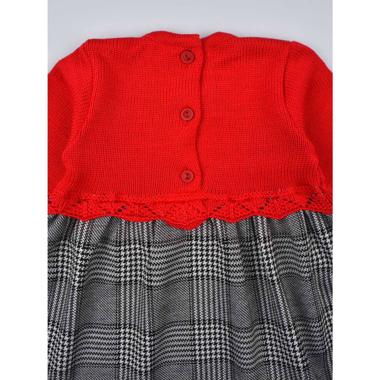 Платье LEO 2020А-1_красный+серый - фото 7