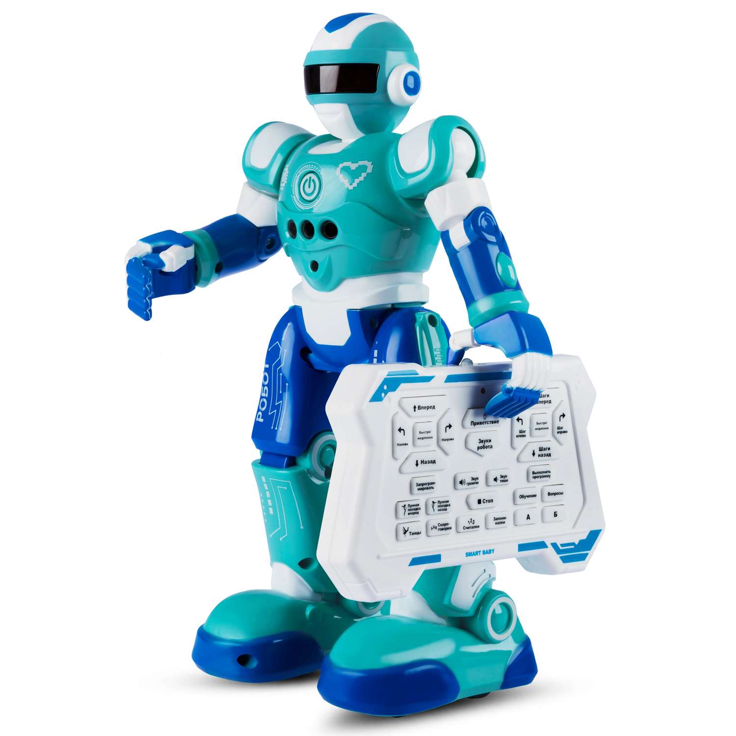 Игрушка Smart Baby Интерактивный робот Вася Реагирует на жесты Радиоуправляемый Программирование - фото 20