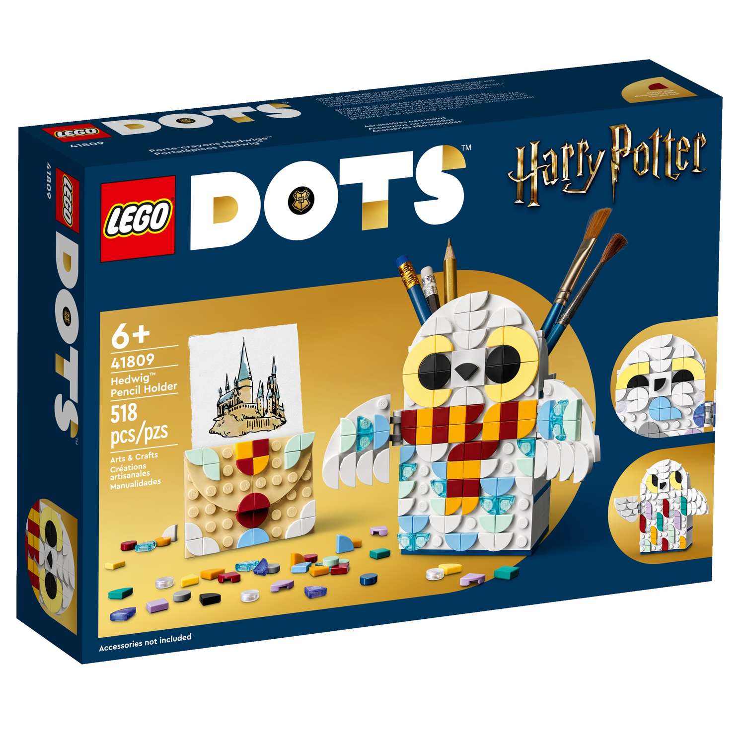 Конструктор LEGO DOTs Hedwig Pencil Holder 41809 - фото 1