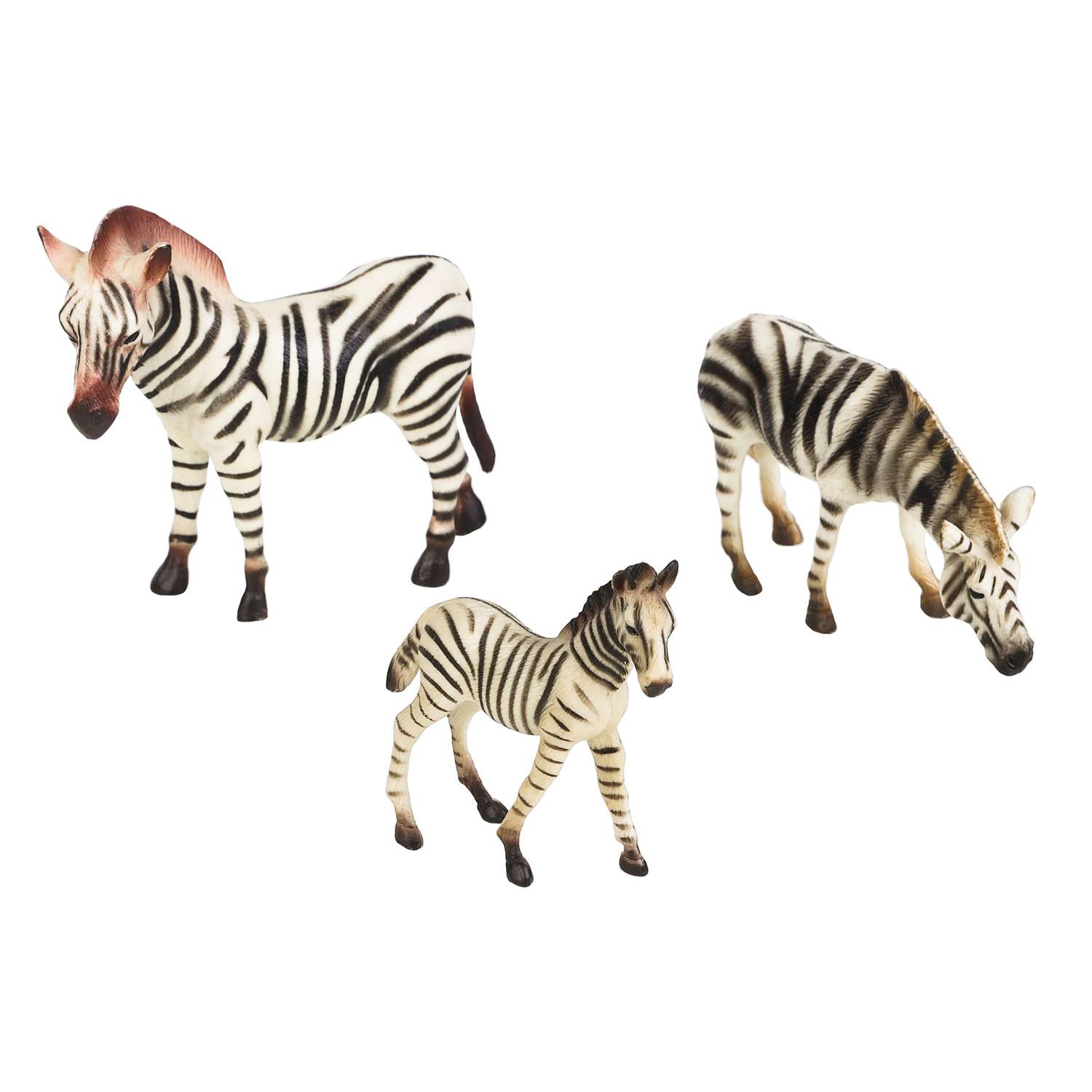 Игрушка фигурка Masai Mara Семья зебр Мир диких животных MM211-237 - фото 2