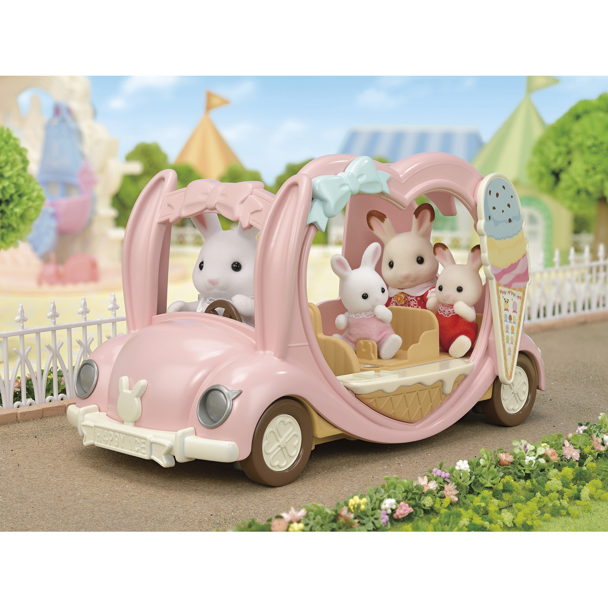 Игровой набор Sylvanian Families Фургончик с мороженым без механизмов 5651 - фото 8