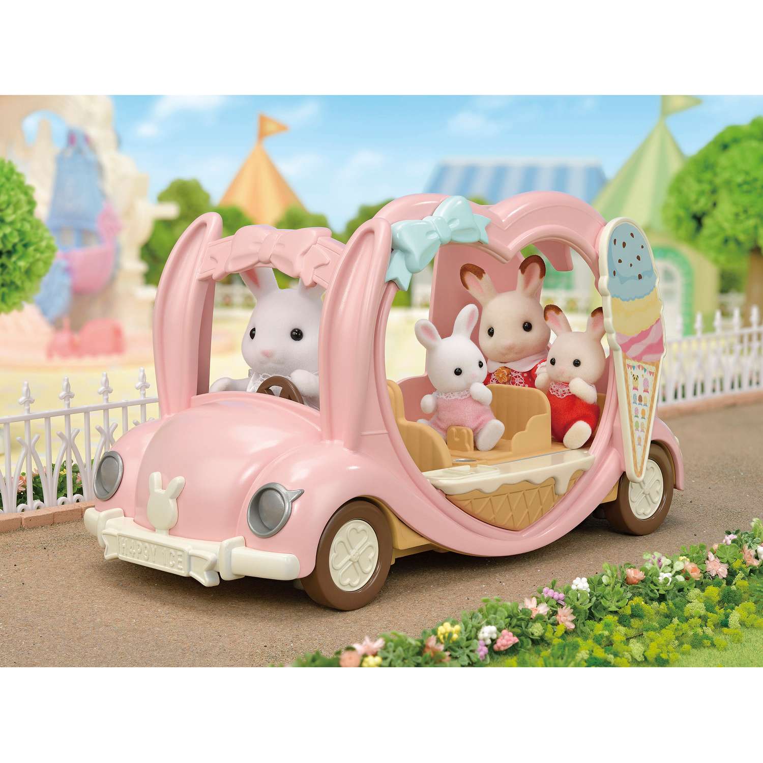 Игровой набор Sylvanian Families Фургончик с мороженым без механизмов 5651 - фото 8