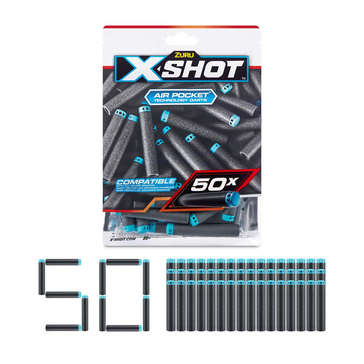 Набор стрел X-Shot Excel 50шт 36588 - фото 4