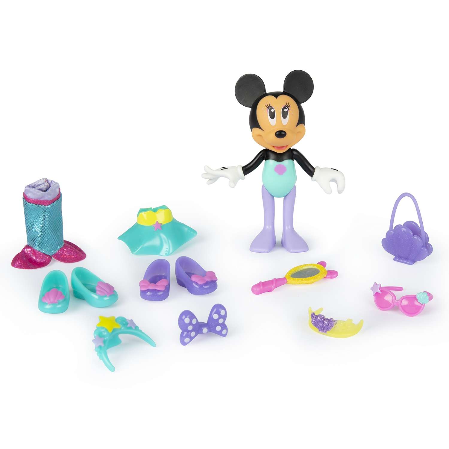 Игровой набор Disney Минни: Гардероб с костюмом русалки 15 см - фото 3