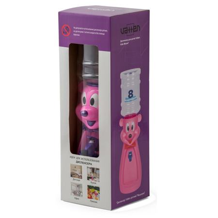 Кулер для воды VATTEN kids Mouse Pink