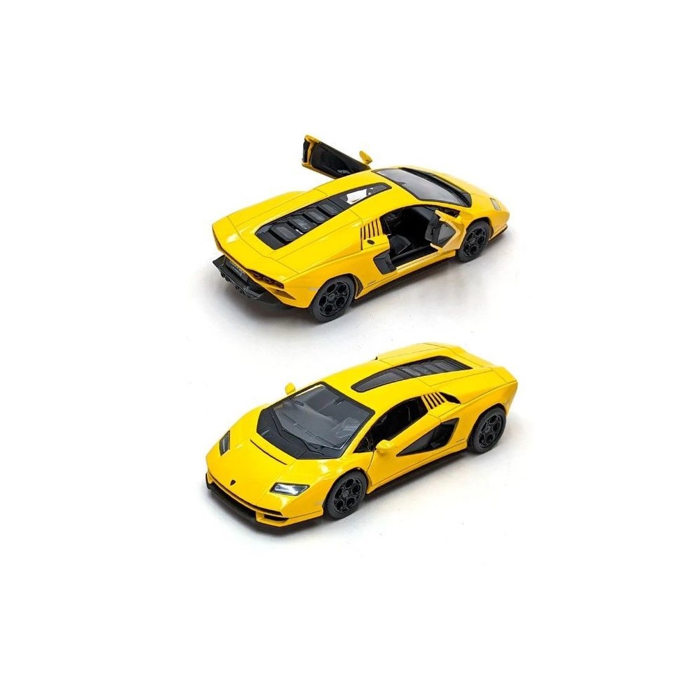 Автомобиль KINSMART Lamborghini инерционный желтый КТ5437/3 - фото 2