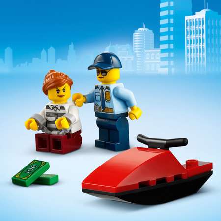 Конструктор LEGO City Полицейский вертолёт блочный