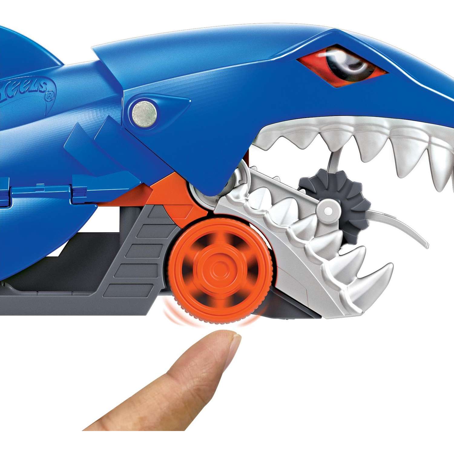 Набор игровой Hot Wheels Грузовик Голодная акула с хранилищем для машинок GVG36 GVG36 - фото 7