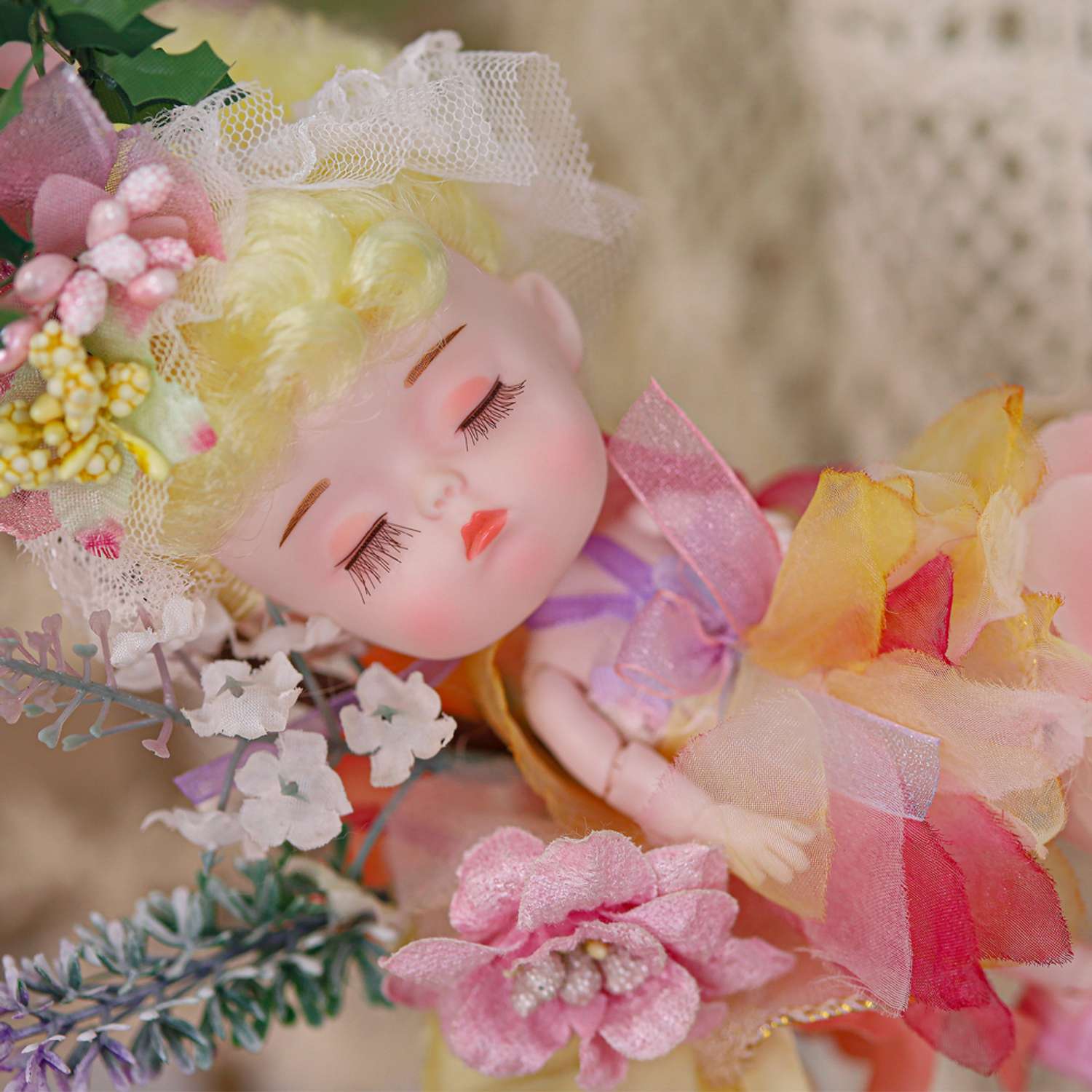 Кукла EstaBella Лилия на шарнирах коллекционная 46283520 - фото 13