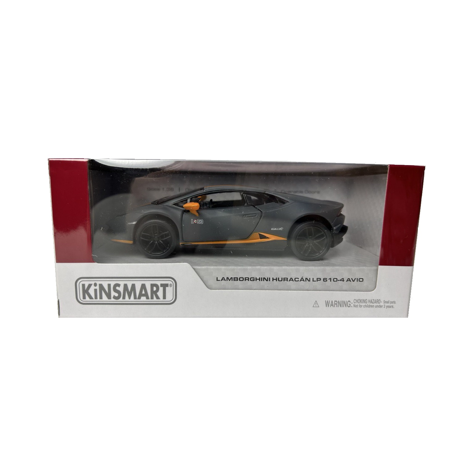 Автомобиль KINSMART Lamborghini инерционный КТ5401/1 - фото 3