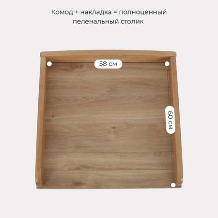 Комод Rant BAMBOO 64 см 3 ящика 102 Cloud White