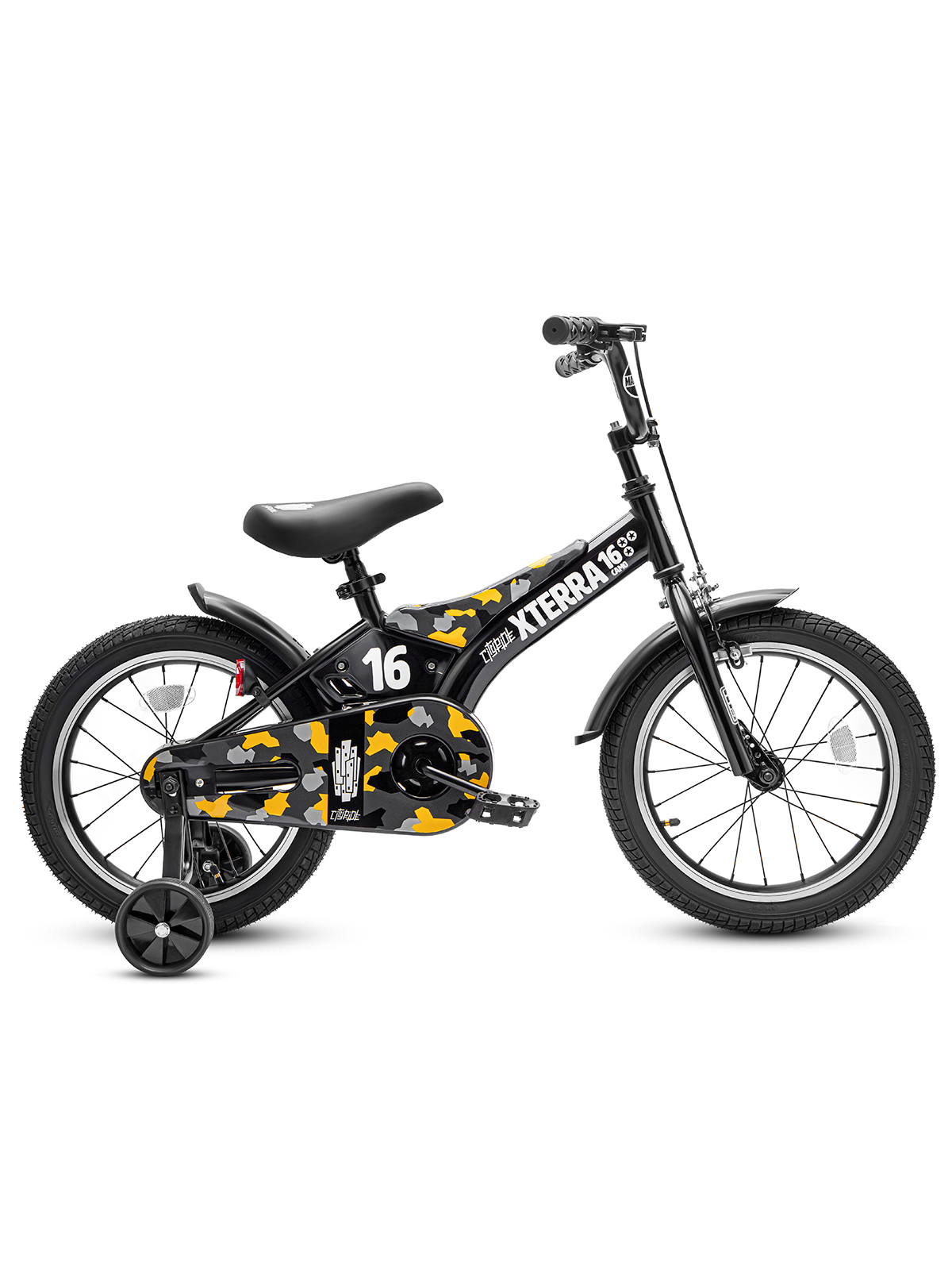 Велосипед детский двухколесный CITYRIDE Revo 16 желтый - фото 6