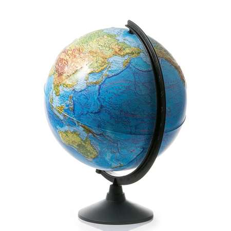 Глобус Globen Земли физический рельефный диаметр 32 см