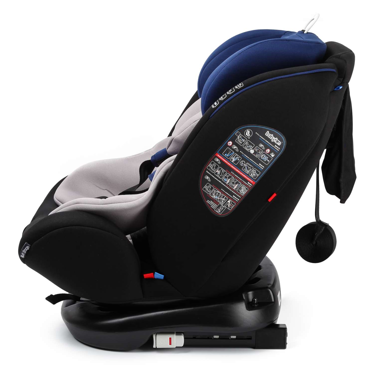 Автокресло Babyton Multi-Stage 0+/1/2/3 Isofix Blue - фото 7