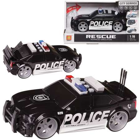 Машинка Junfa Полицейская фрикционная свет звук