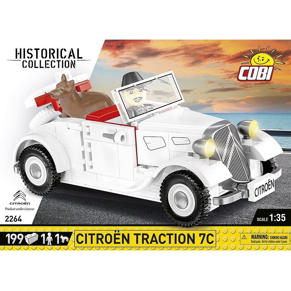 Конструктор COBI Автомобиль Citroen Traction 7C 199 деталей - фото 8