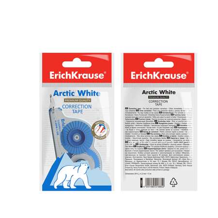 Корректирующая лента ErichKrause Arctic white