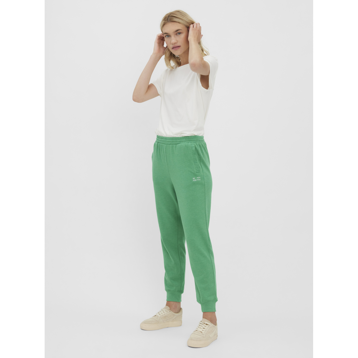 Брюки VERO MODA 10261659/Holly Green - фото 3